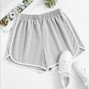 Cute high waisted grey sport shorts